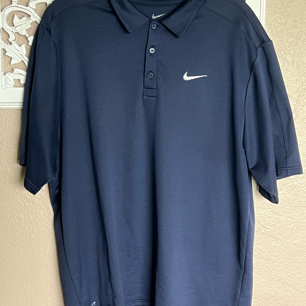 Nike Men's Dark Blue Polo Shirt
